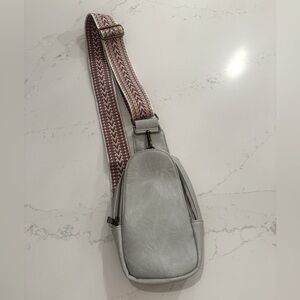 Grey Crossbody Purse